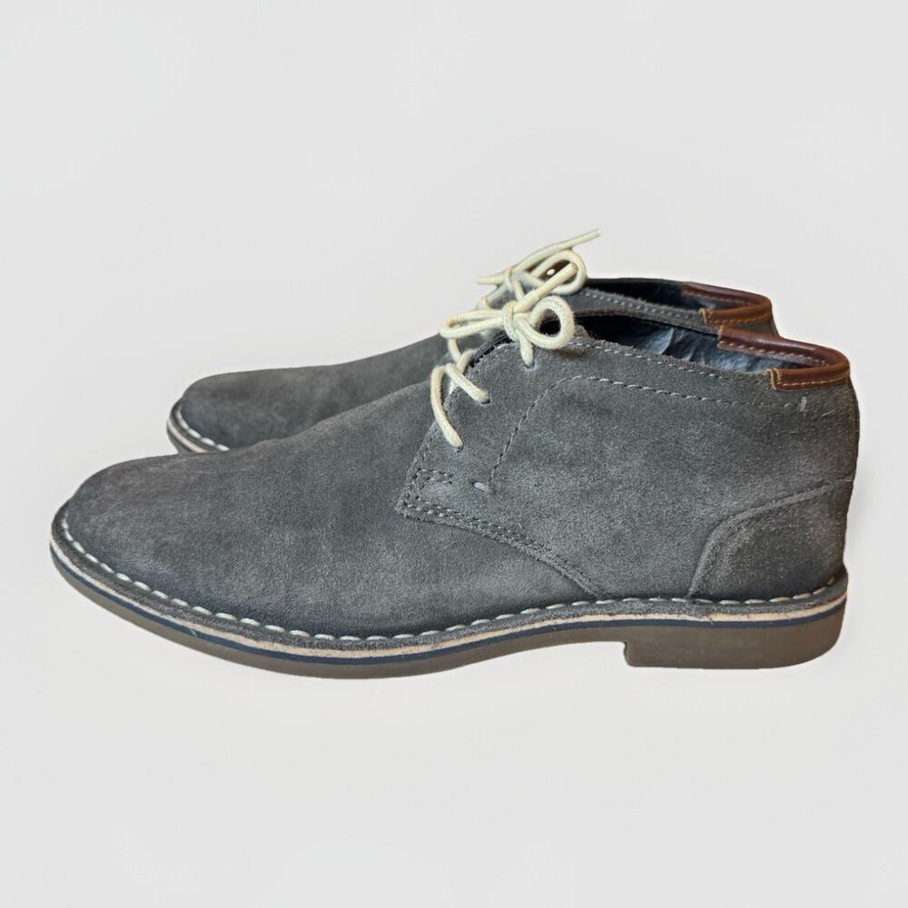 Kenneth Cole Reaction Men's Gray Suede Desert Wind Ankle Boot Size 8.5